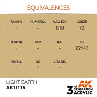 Light Earth 17ml - AK Acrylic 3