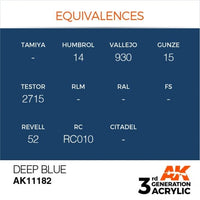 Deep Blue 17ml - AK Acrylic 3