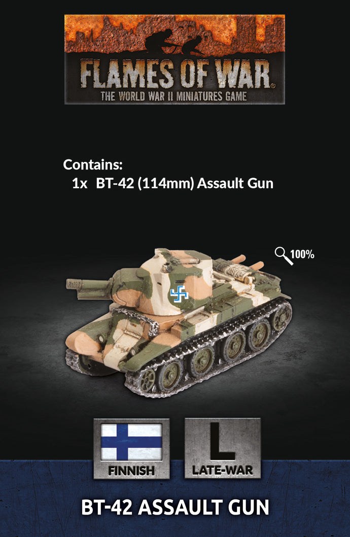 BT-42 Assault Gun - Flames Of War Finnish