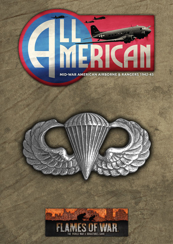 All American MW Paratrooper Book And Cards - Flames Of War Late War