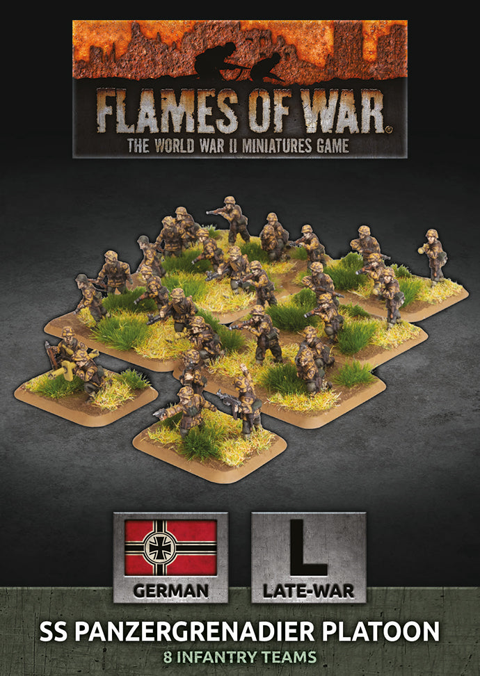 SS Panzergrenadier Platoon - Flames Of War Late War Germans