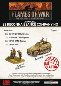 SS Reconaissance Company HQ - Flames Of War Late War Germans 2
