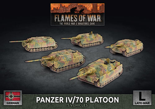 German Late War Panzer IV/70 Tank Platoon