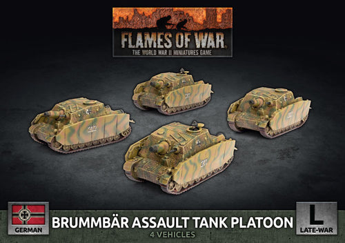 German Late War Brummbar Assault Tank Platoon