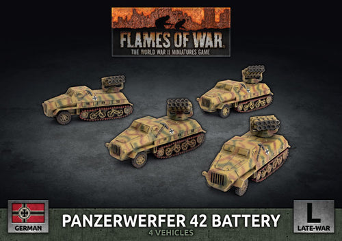 German Late War Panzerwerfer 42 Battery