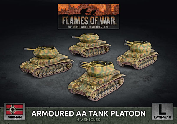 German Late War Armoured AA Tank Platoon