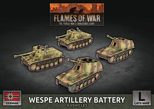 Wespe Artillery Battery (x4 Plastic)