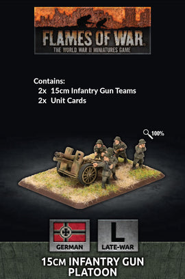 German 15cm Infantry Gun Platoon - Flames Of War Late War