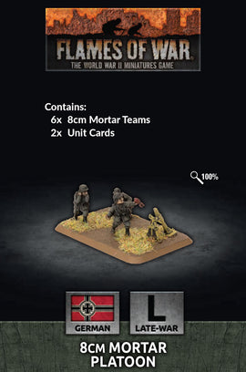 German 8cm Mortar Platoon - Flames Of War Late War