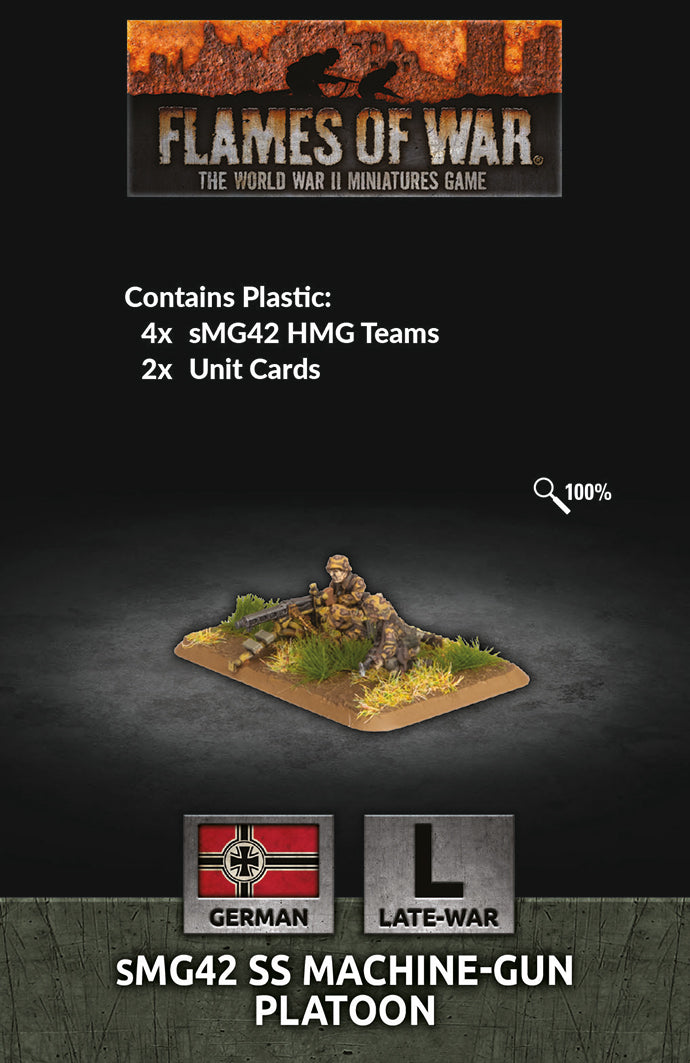 sMG42 SS Machine-gun Platoon - Flames Of War Late War Germans