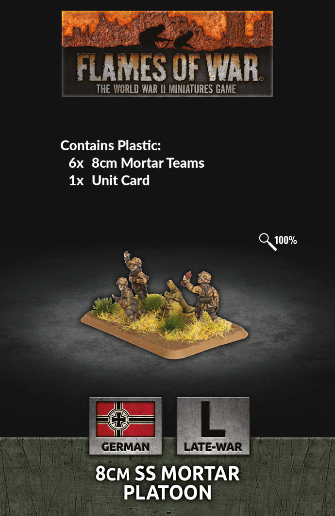 8cm SS Mortar Platoon - Flames Of War Late War Germans
