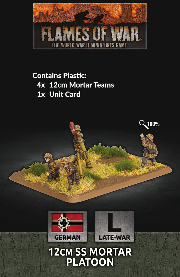12cm SS Mortar Platoon - Flames Of War Late War Germans