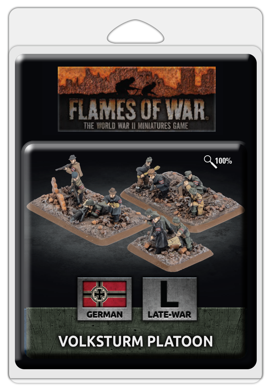 German Volksturm Platoon (x38 figs)