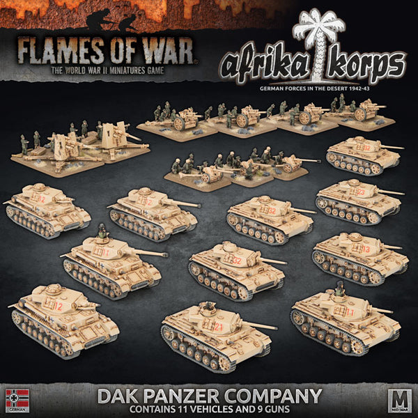 German Afrika Korps DAK Panzer Company Starter Force