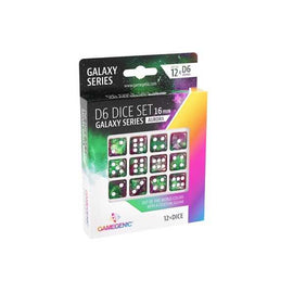 Galaxy Series - Aurora D6 Dice Set 16 mm