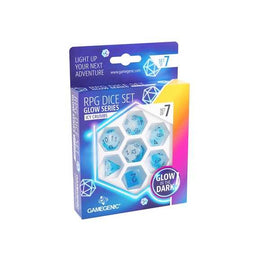 Glow Series - Icy Crumbs RPG Dice Set