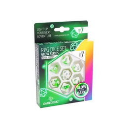 Glow Series - Toxic Stones RPG Dice Set