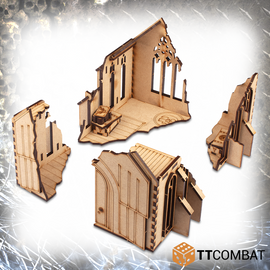 Gothic Chapel Corner Ruins - Sci-fi Gothic