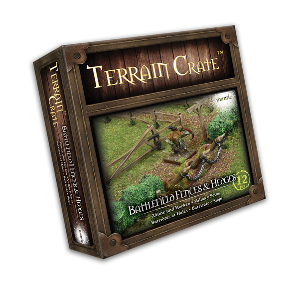 Battlefield Fences & Hedges - Terrain Crate