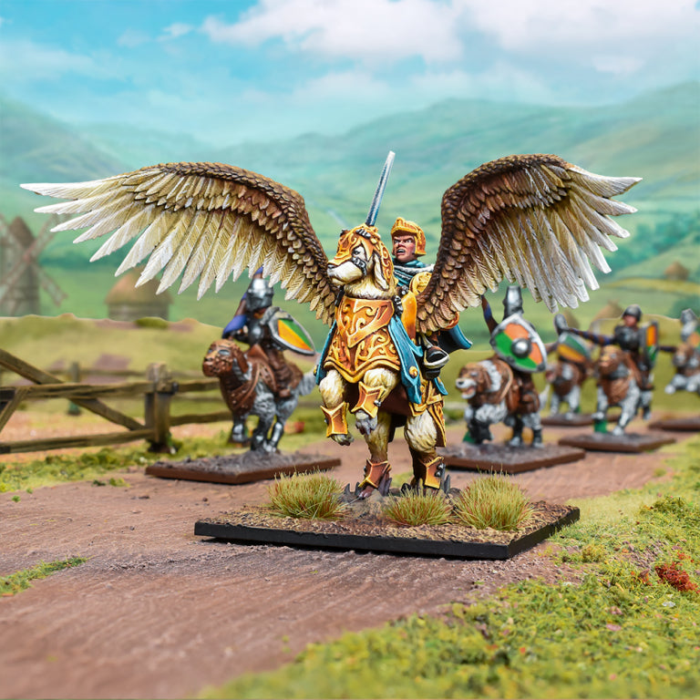 Halfling General on Winged Aralez: Kings Of War