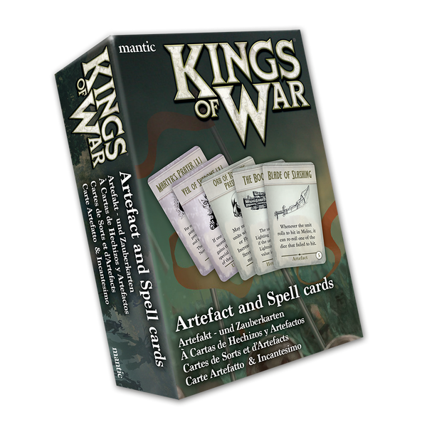 Kings Of War Spell & Artefact Cards 2022 Edition