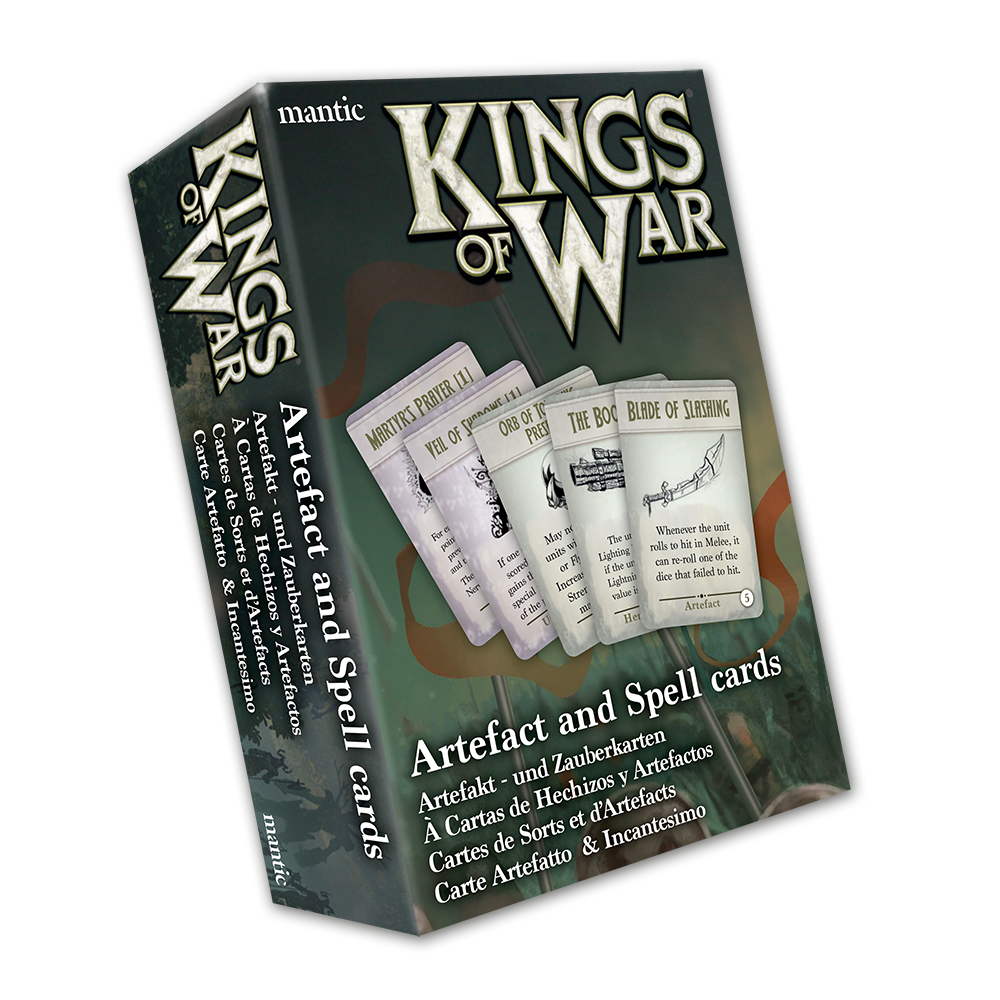 Kings Of War Spell & Artefact Cards 2022 Edition