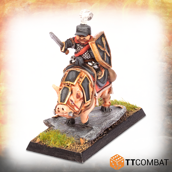 Halfling Heavy Pig Rider Lord - Warlords Of Erehwon
