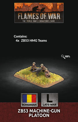 HMG Platoon - Flames Of War Romanians