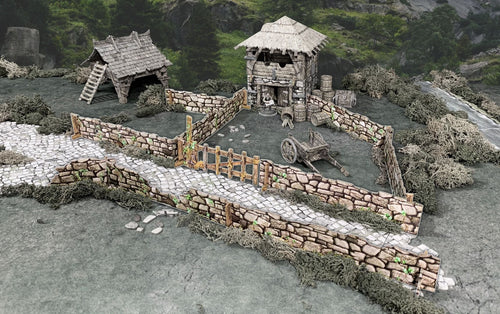 Stone Walls Fantasy Wargames Terrain
