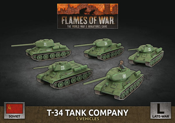 Soviet T-34 Tank Company - Late War