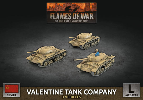 Soviet Valentine Tank Company - Late War