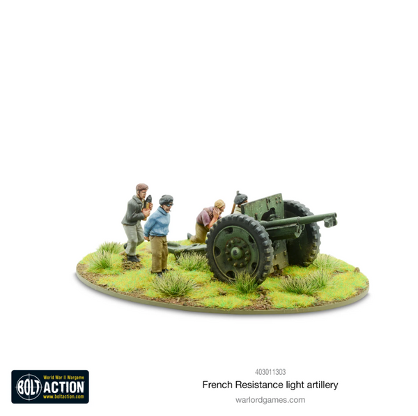 French Resistance Light Artillery - Bolt Action
