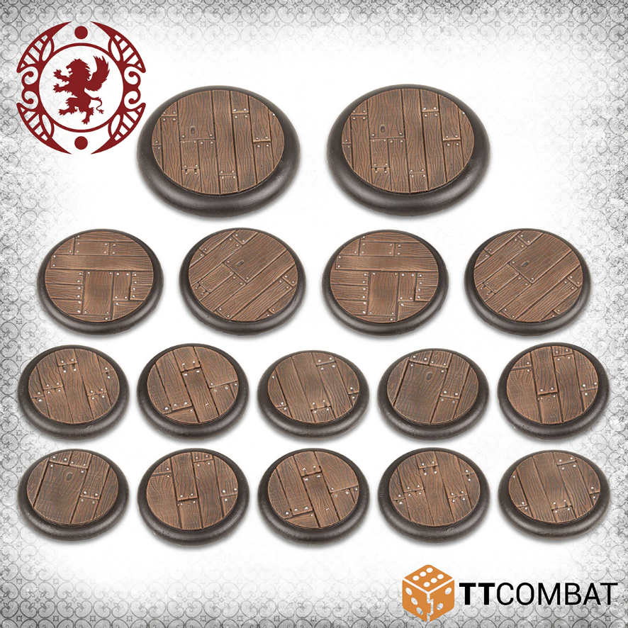 Wooden Plank Bases Multi Pack