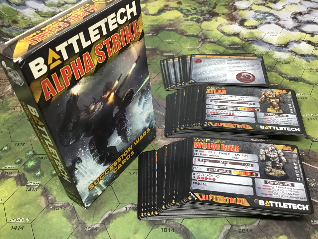 BattleTech Alpha Strike Succession Wars Cards Catalyst Game Labs CAT35685