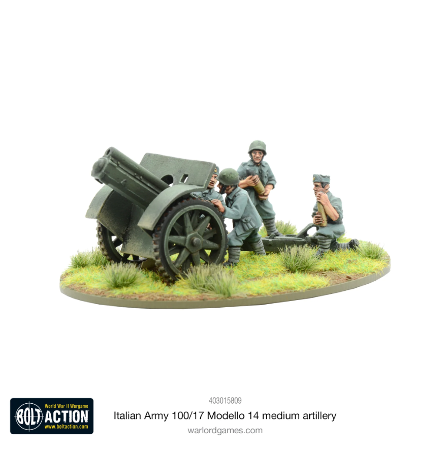 Italian Army 100/17 Modello 14 medium artillery