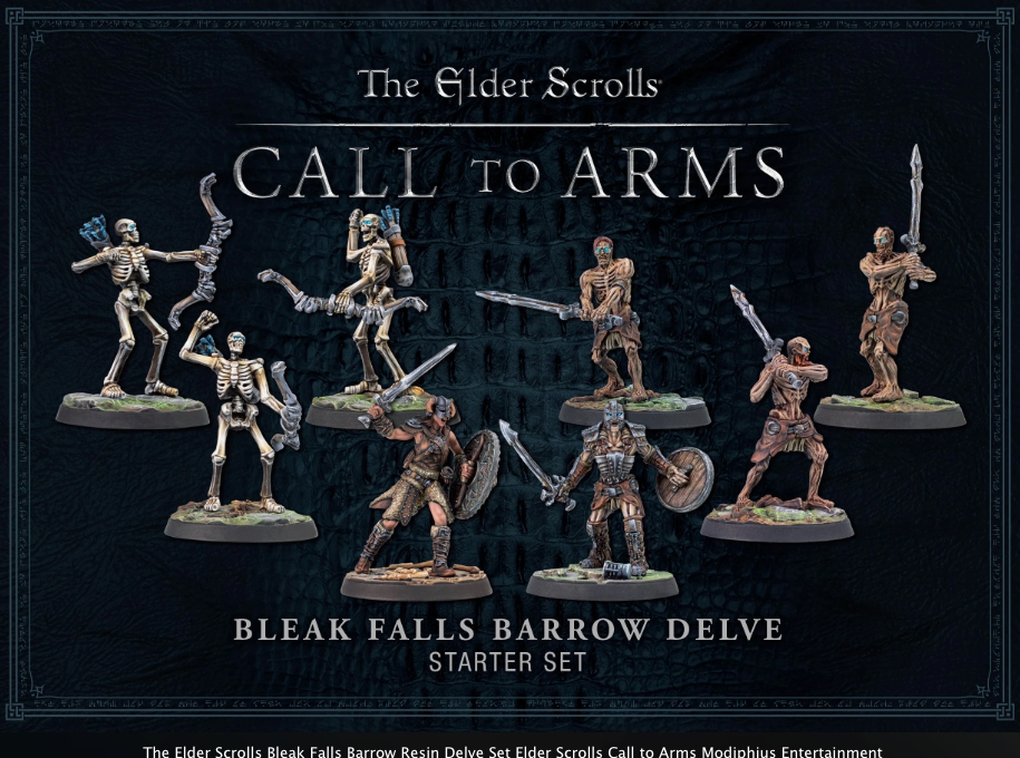The Elder Scrolls Bleak Falls Barrow Resin Delve Set