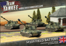 British M109 Field Artillery Battery - Team Yankee