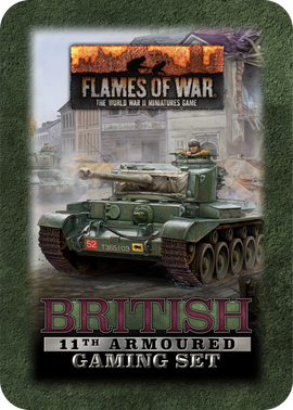 British 11th Armoured Tin