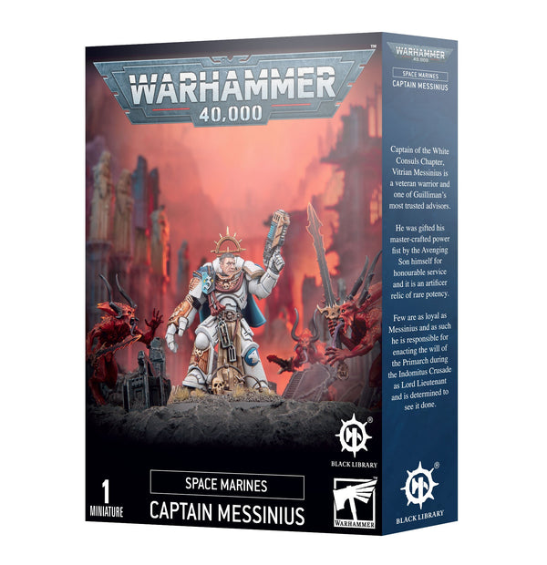 (WAVE 2) Games Workshop Warhammer 40k Space Marines White Consuls: Captain Messinius