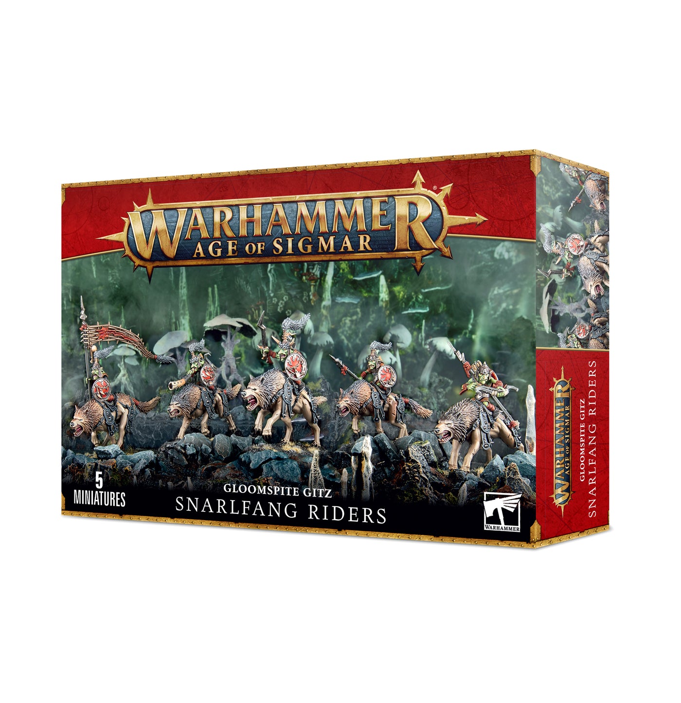 Warhammer Age Of Sigmar - Gloomspite Gitz - Snarlfang Riders