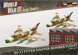 Su-17 Fitter Fighter-bomber Flight