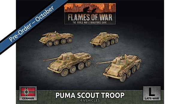 German Puma Scout Troop - Flames Of War Late War
