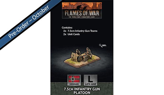 German 7.5cm Infantry Gun Platoon - Flames Of War Late War