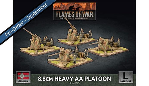 German 8.8cm Heavy AA Platoon - Flames Of War Late War