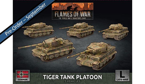 German Tiger Heavy Tank Platoon - Flames Of War Late War