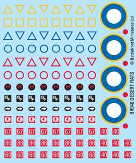 Desert Rats Decals