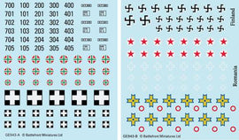 Axis Allies Decals - Flames Of War
