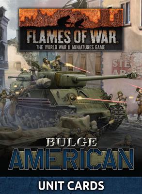 Bulge: American Unit Cards - Flames Of War