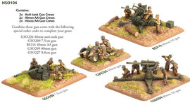 Anti-tank Gun and AA Crew - Flames Of War Hungarians