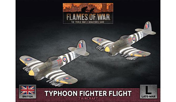 Typhoon Fighter-Bomber Flight (British Late War) - Flames Of War Late War